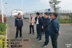 省人大常委会副主任谢广祥一行调研徽州区城市污水处理厂提标扩建项目进展情况